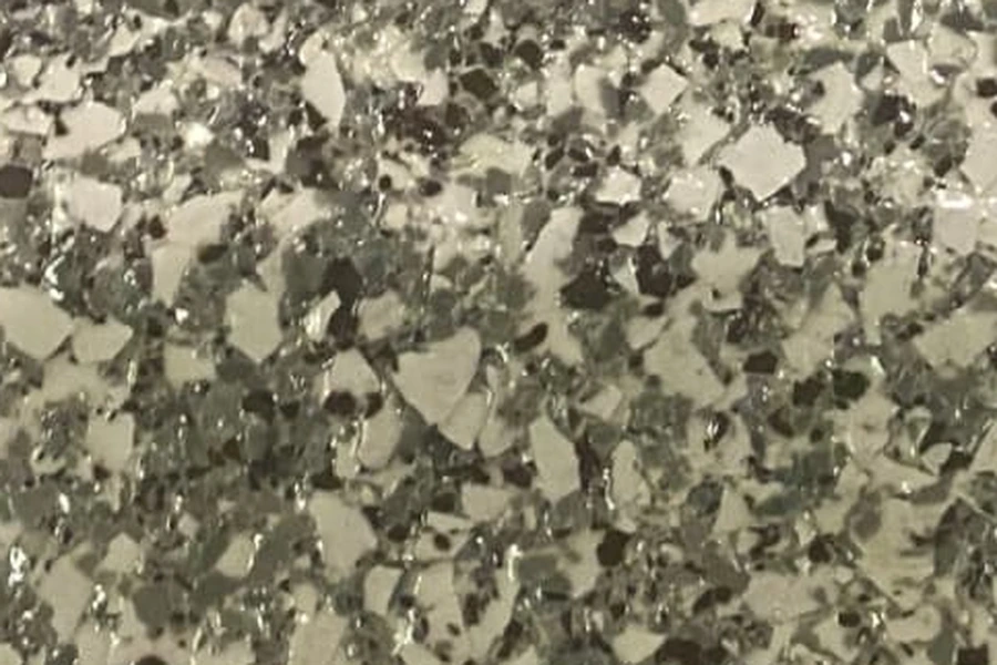 Pyrite - white base sprayed concrete resurfacing colour swatch